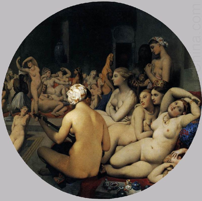 Jean Auguste Dominique Ingres The Turkish Bath china oil painting image